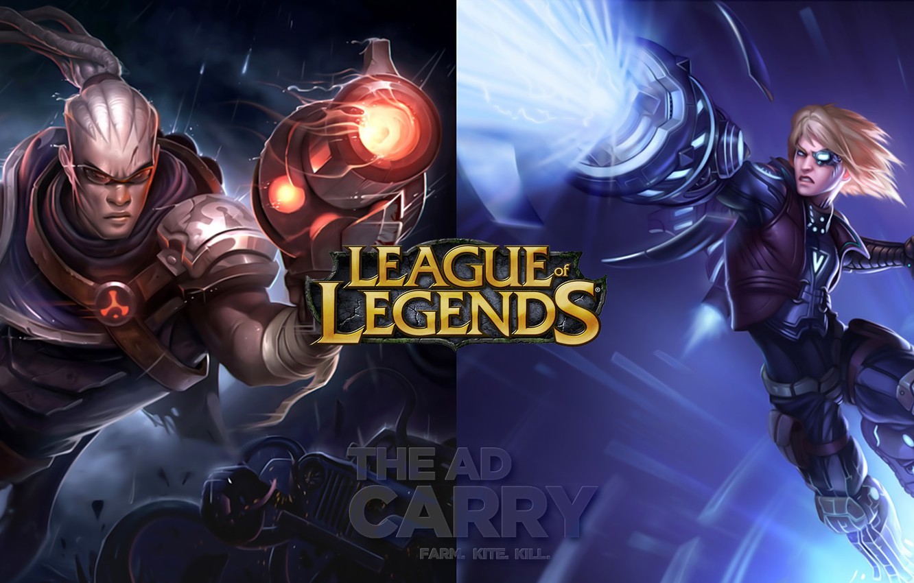 Photo Wallpaper League Of Legends, Ad Carry, Adc - League Of Legends - HD Wallpaper 