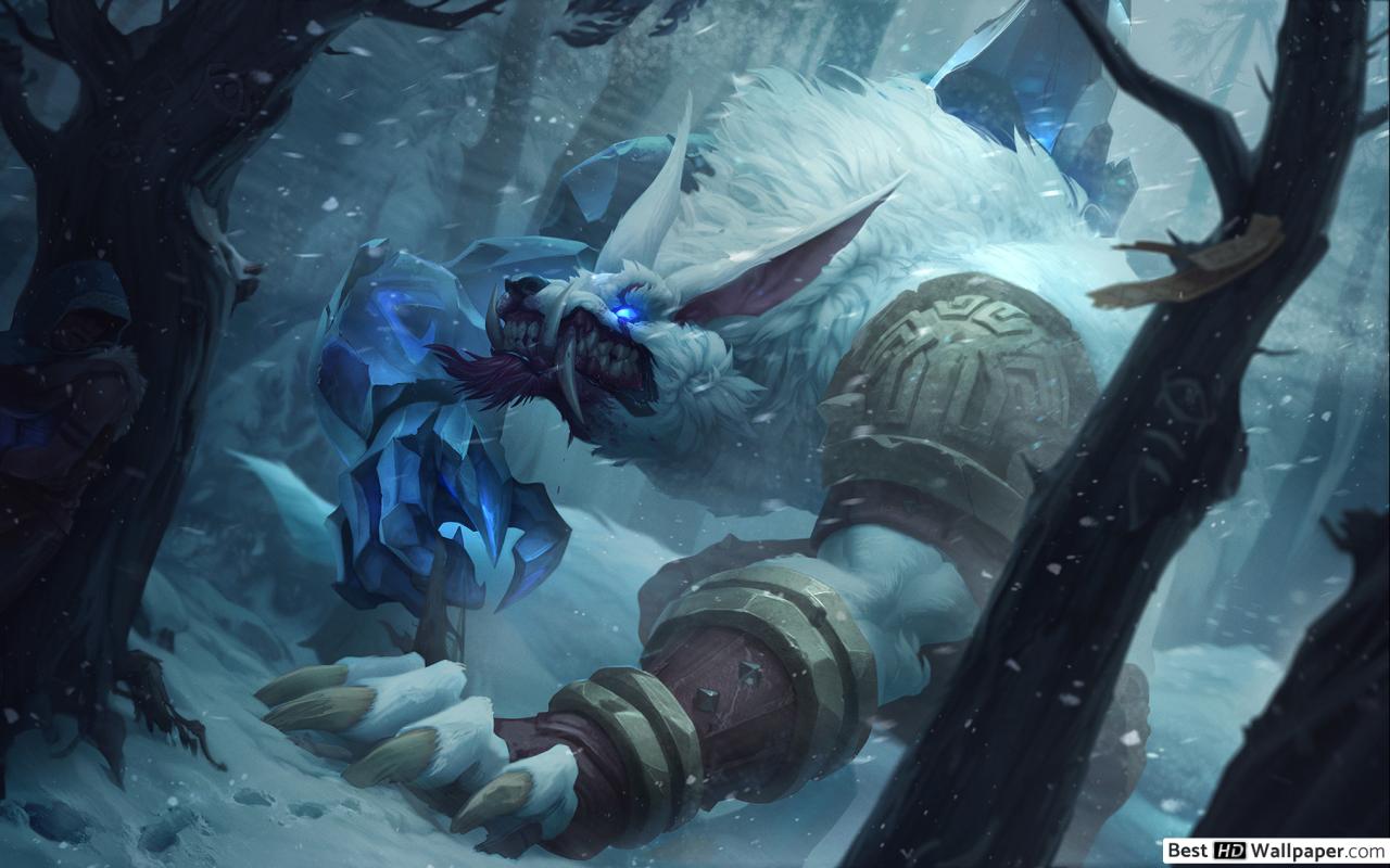 Tundra Hunter Warwick Splash Art - HD Wallpaper 