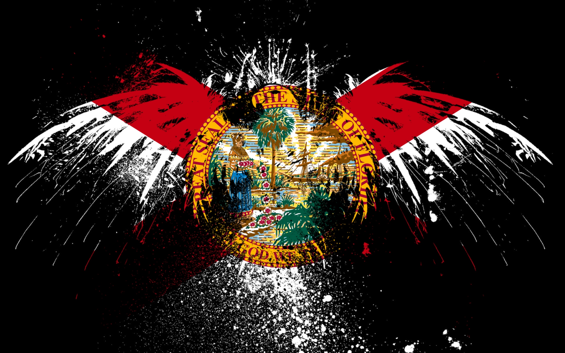 Florida Flag - HD Wallpaper 