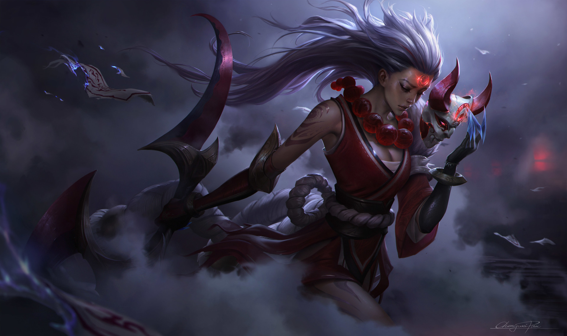 Lol Blood Moon Diana - HD Wallpaper 