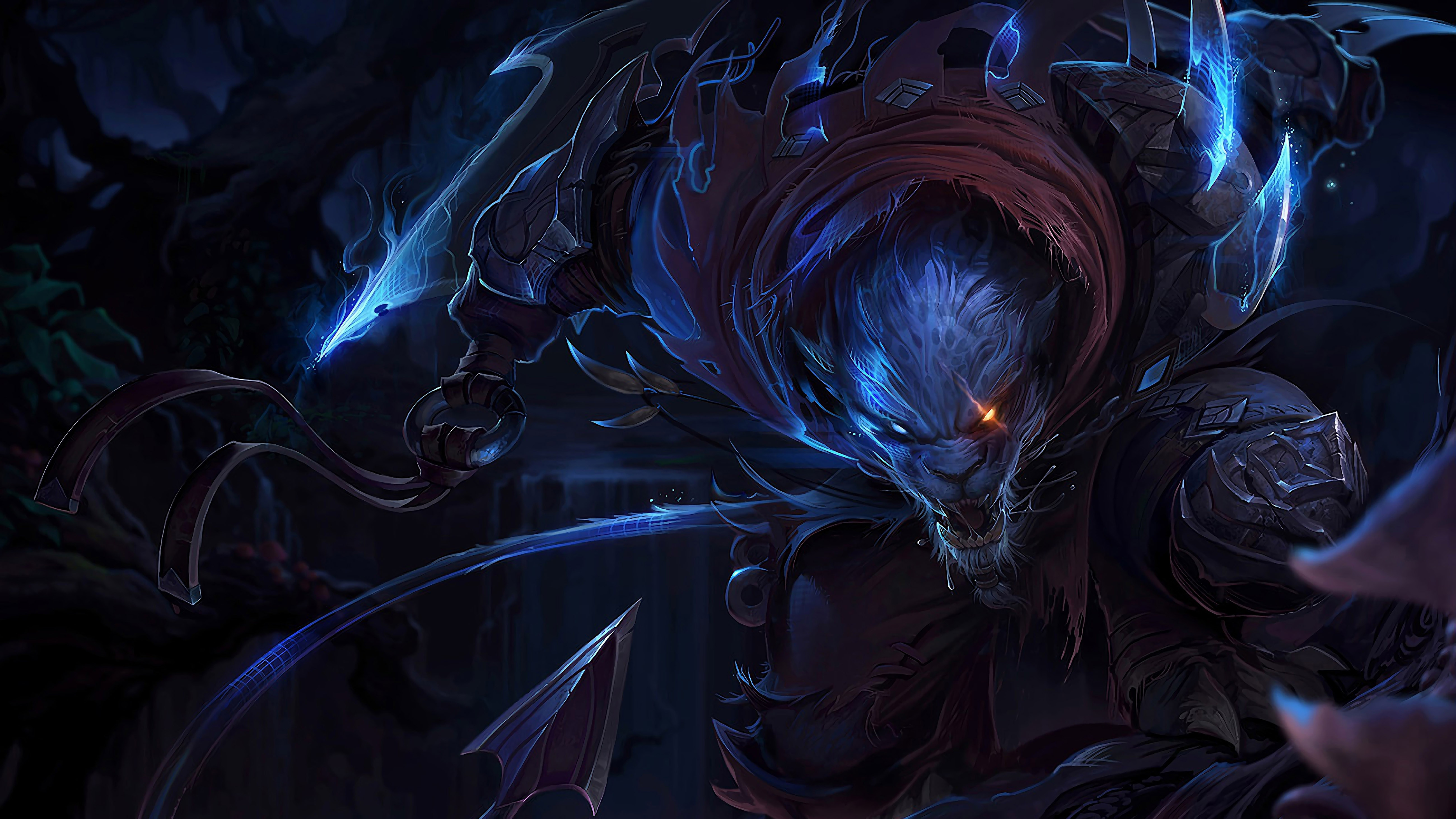 Night Hunter Rengar - HD Wallpaper 
