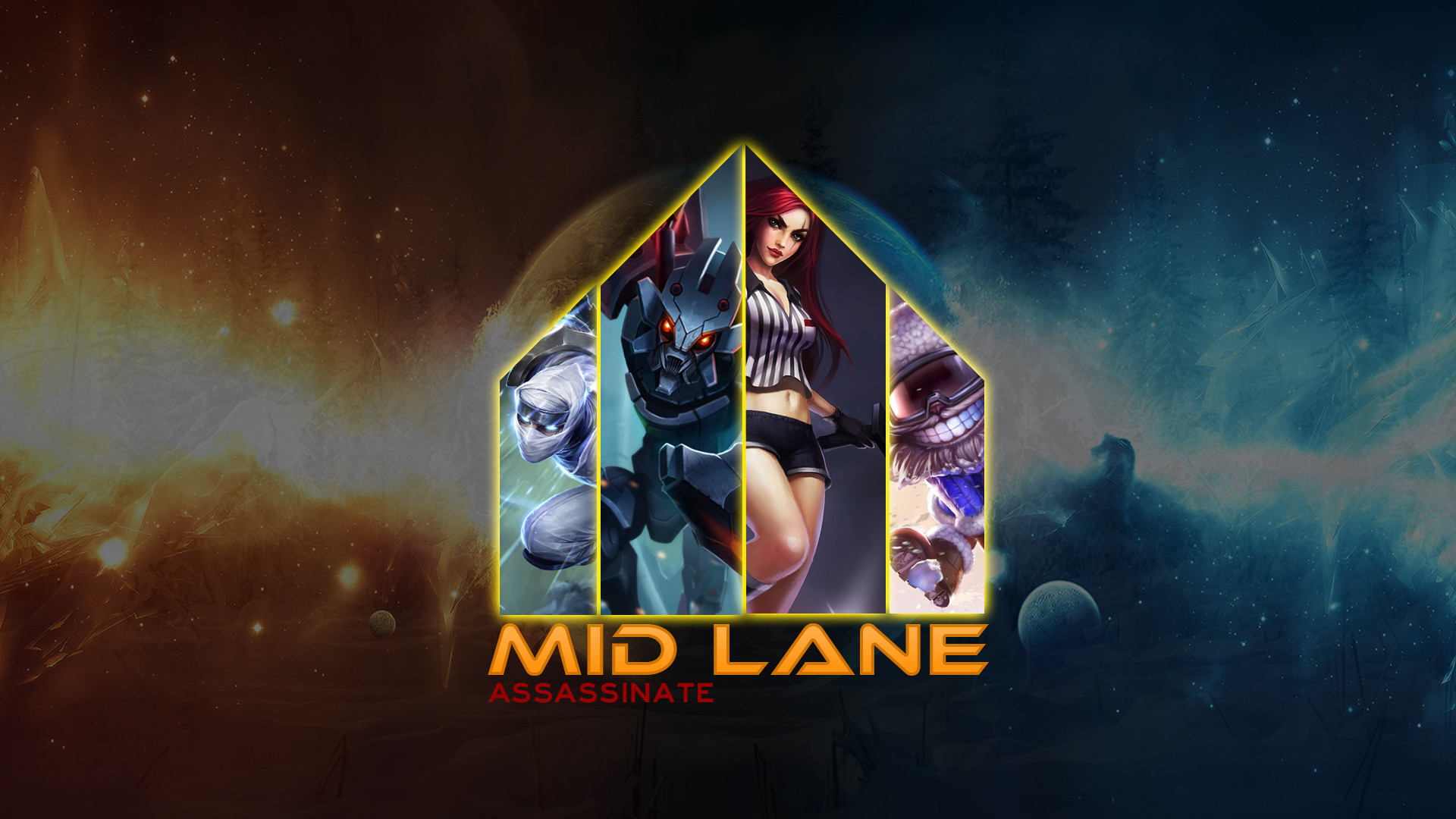 Mid Lane Wallpaper Lol - HD Wallpaper 