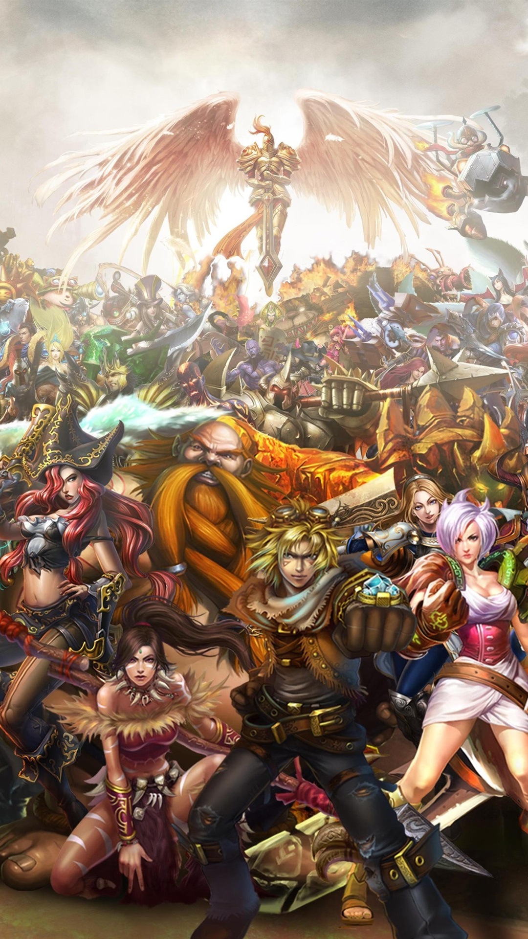 Iphone Wallpaper League Of Legends, Game Characters - League Of Legends  Champions Shirt - 1080x1920 Wallpaper 
