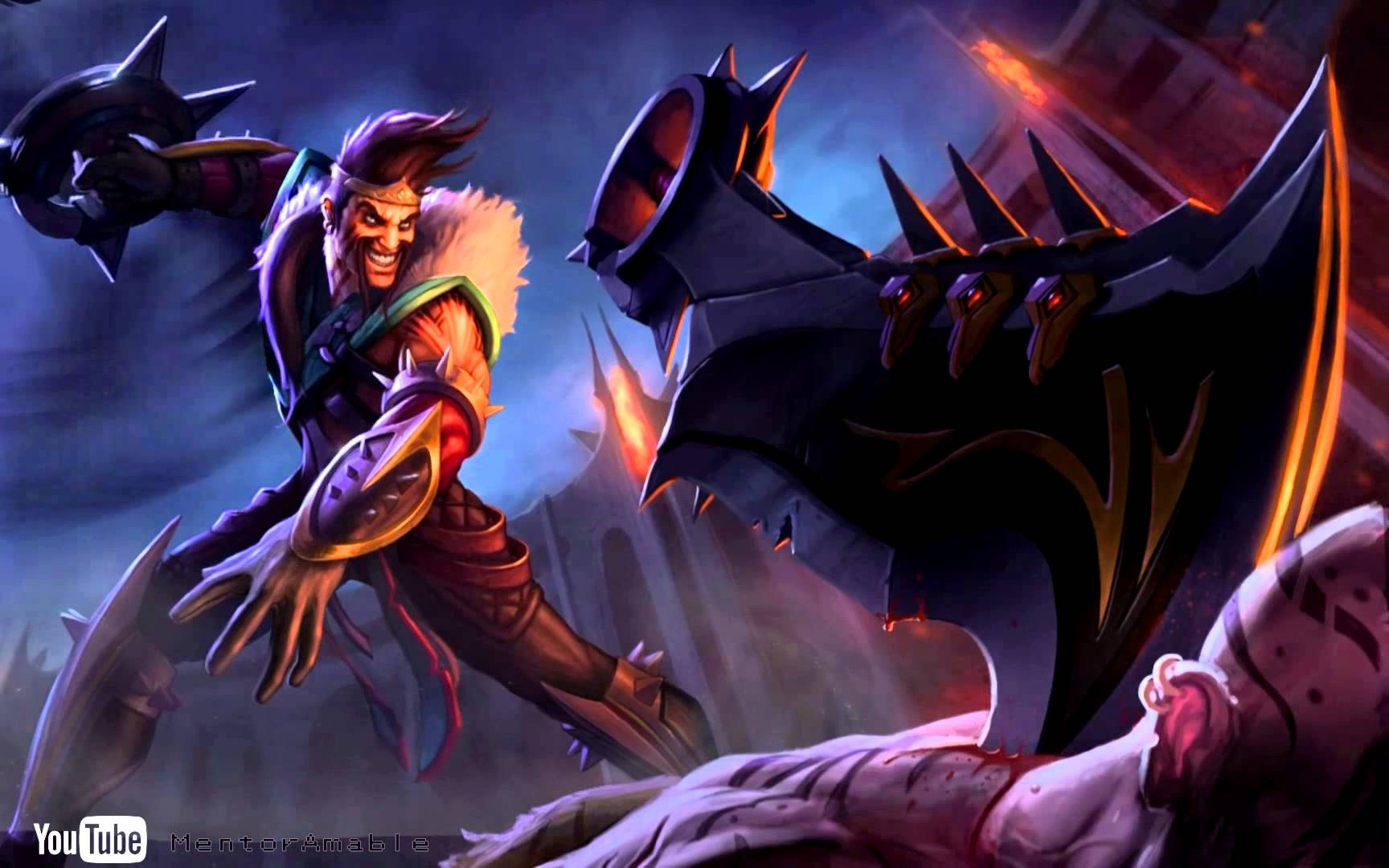 Draven Login Screen Gif - HD Wallpaper 
