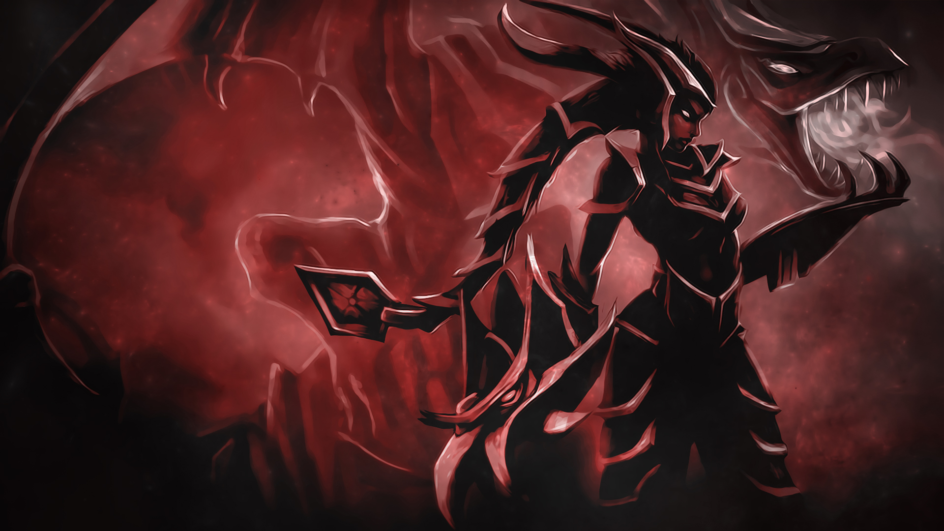 League Of Legends Wallpaper Shyvana - HD Wallpaper 