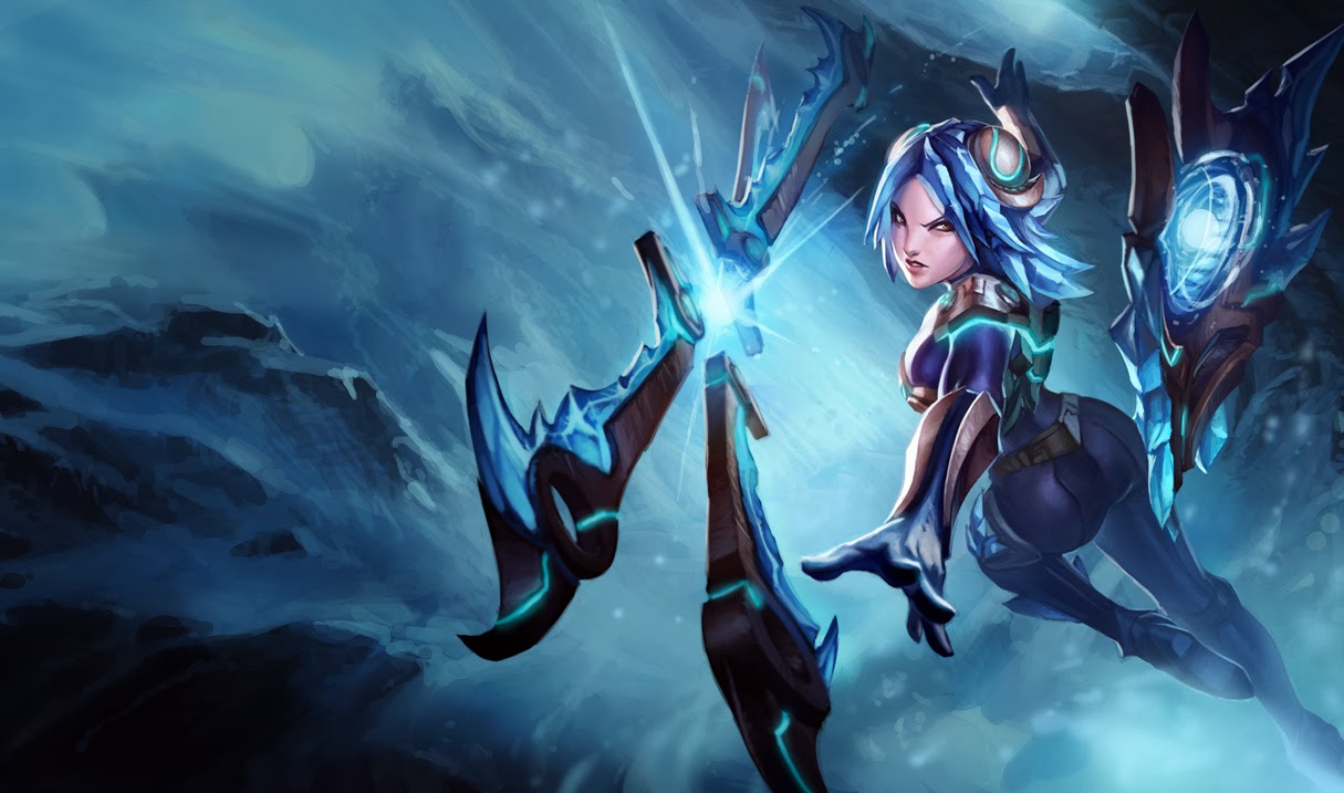 Frostblade Irelia Splash Art - HD Wallpaper 