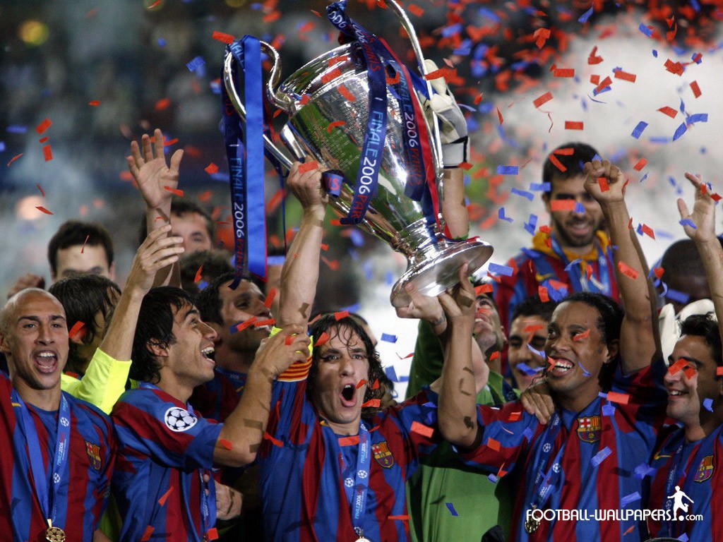 Fc Barcelona Uefa Champions League Wallpapers - Uefa Champions League 2006 Winner - HD Wallpaper 
