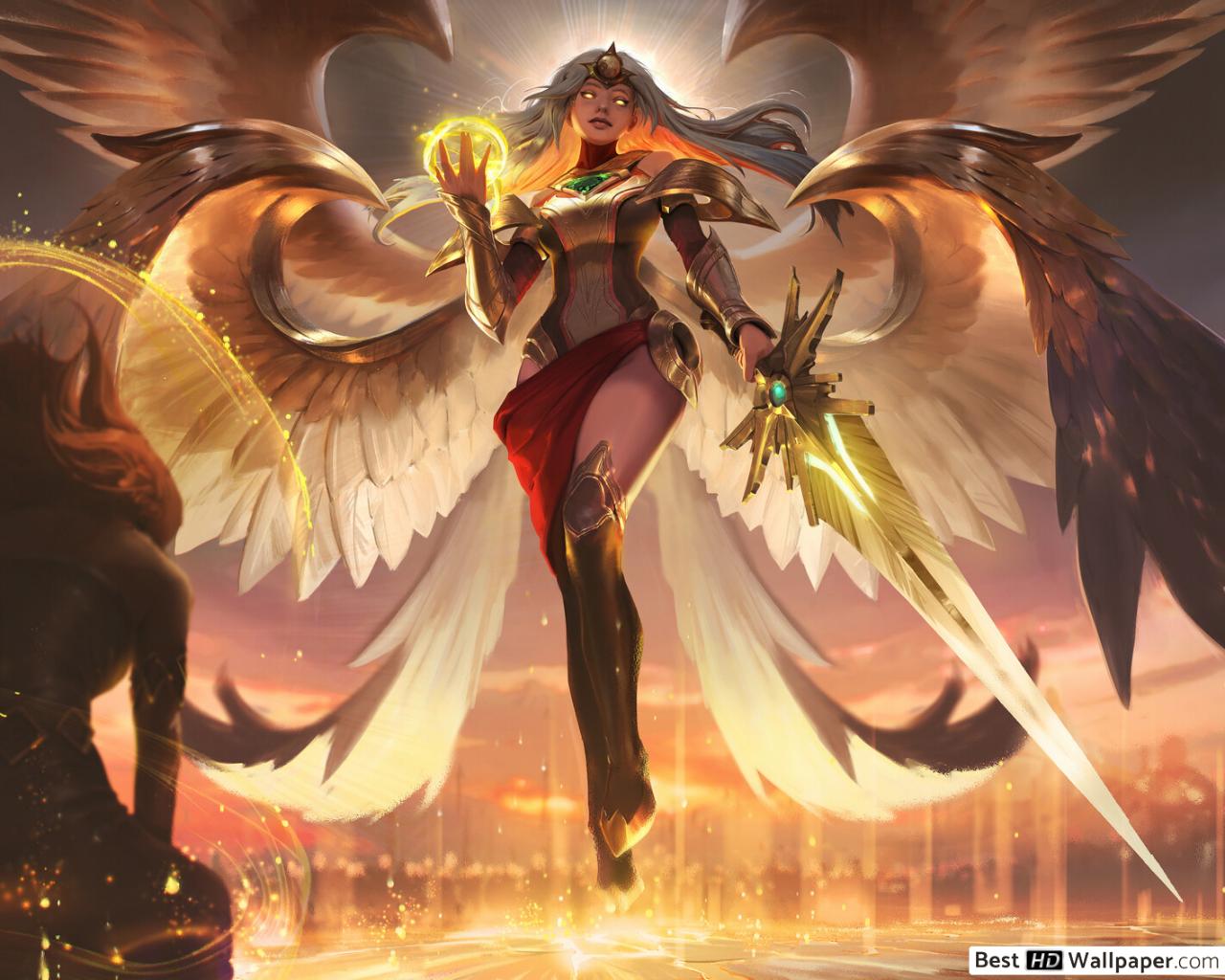 Lol Kayle Fanart - HD Wallpaper 