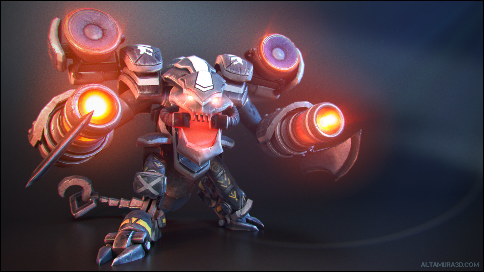 1920x1080, Cho Gath - Battlecast Prime Cho Gath Art - HD Wallpaper 