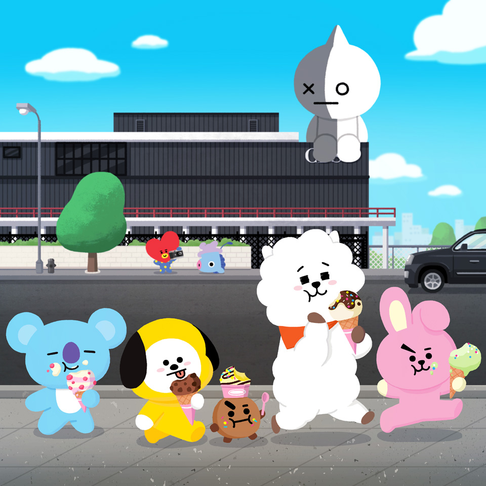 Bt21 - Universtar Bt21 - HD Wallpaper 