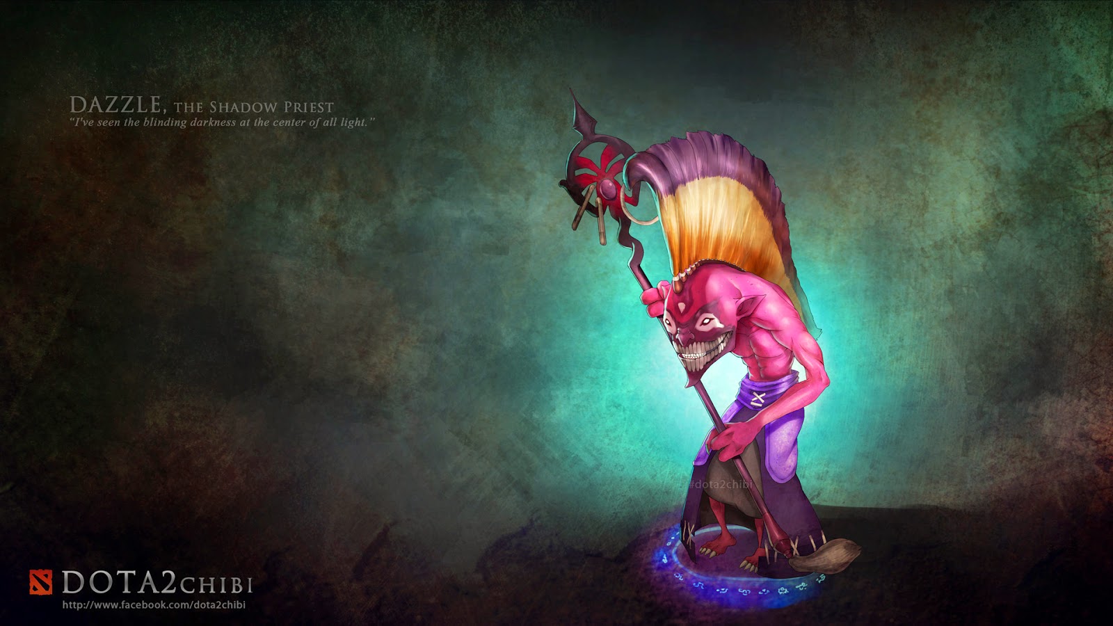 Chibi Dota 2 Desktop Background - Background Dota 2 Puck - HD Wallpaper 
