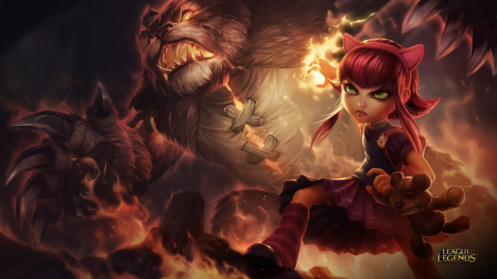 League Of Legends Wallpapers - Annie League Of Legends - HD Wallpaper 