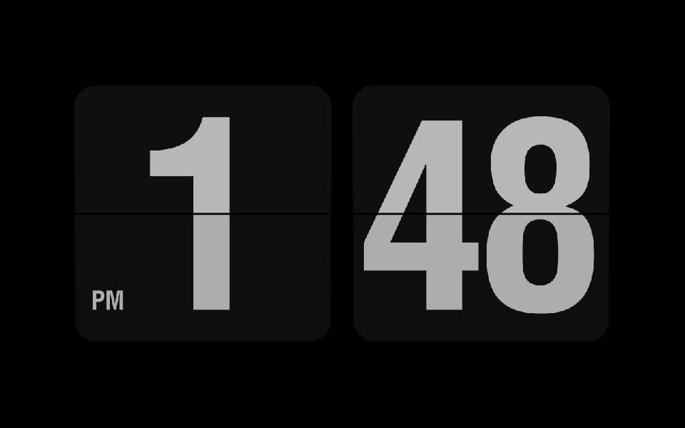 Fliqlo Screensaver Clock Screensaver 960x600 Wallpaper Teahub Io