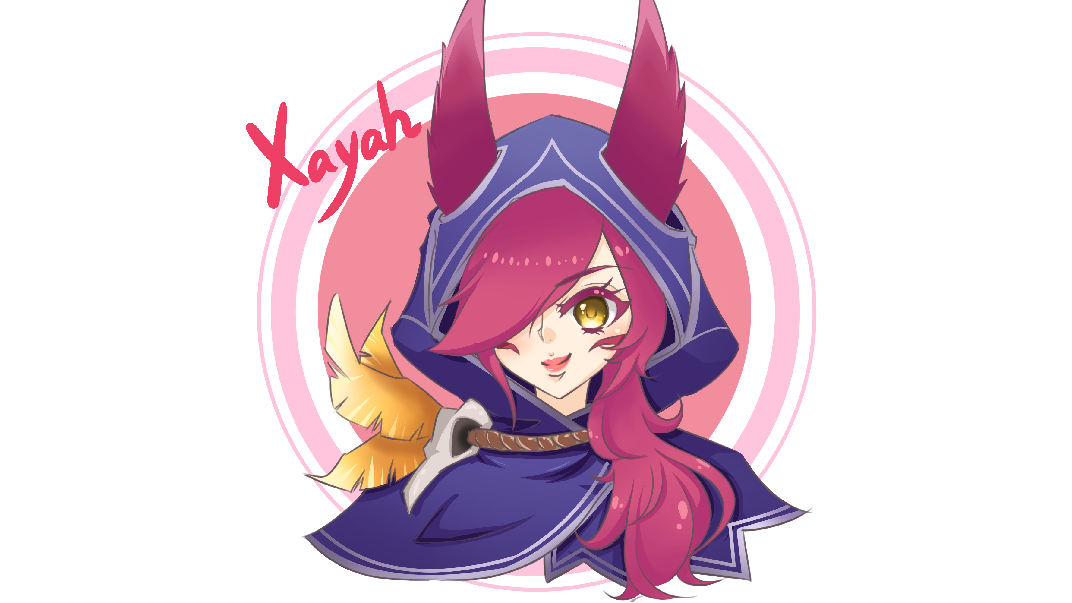 Chibi League Of Legends Xayah Png - HD Wallpaper 