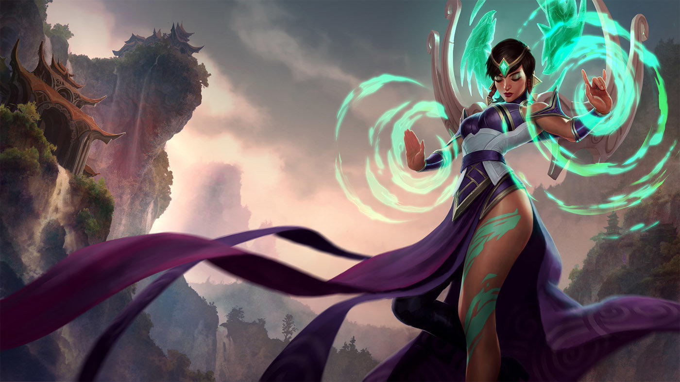 Karma League Of Legends - HD Wallpaper 