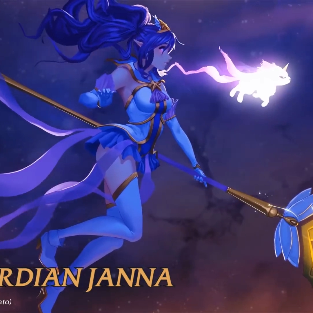 Star Guardian Janna Gif - HD Wallpaper 