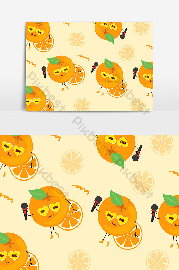 Buah Kartun Wallpaper Lucu Tangan Ditarik Vektor Q - Hình Nền Trái Cây Dễ Thương - HD Wallpaper 