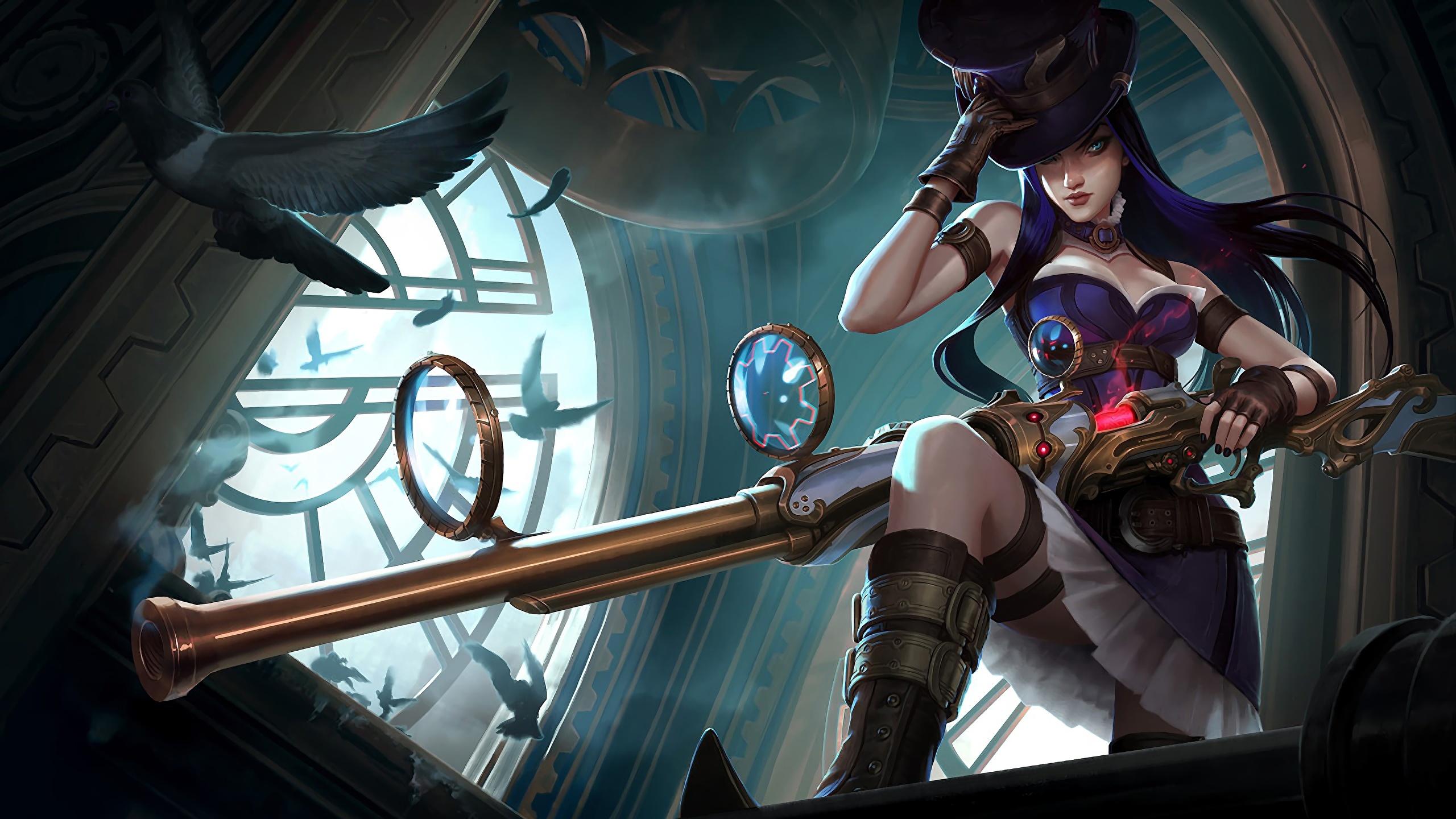 Lol Caitlyn Wallpaper Hd - HD Wallpaper 