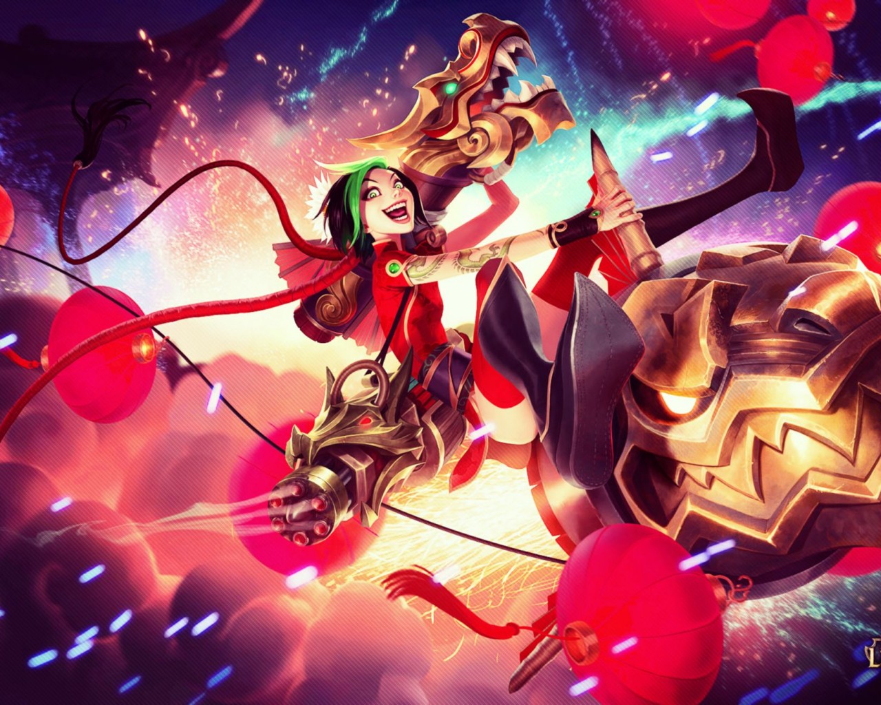 Hd Wallpaper Lol Jinx - HD Wallpaper 