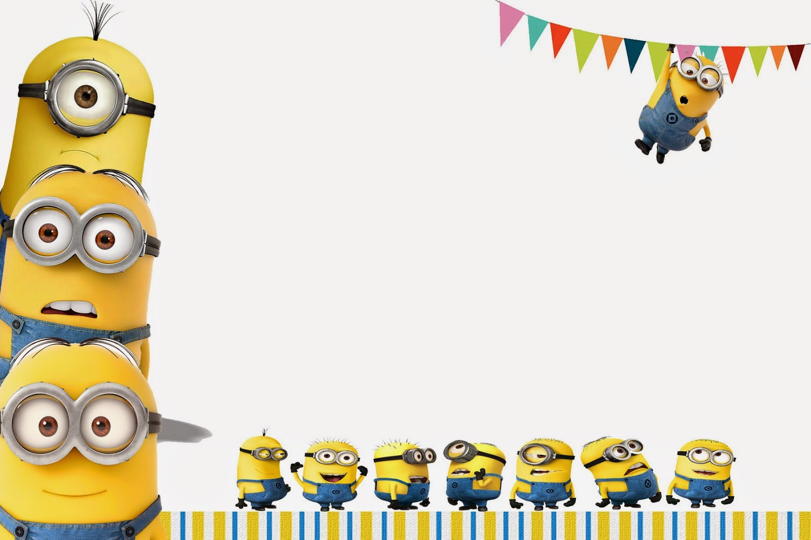 The Minion Glasses, Minion Plates, Minion Drink Bottles, - Minion Birthday Wallpaper Hd - HD Wallpaper 