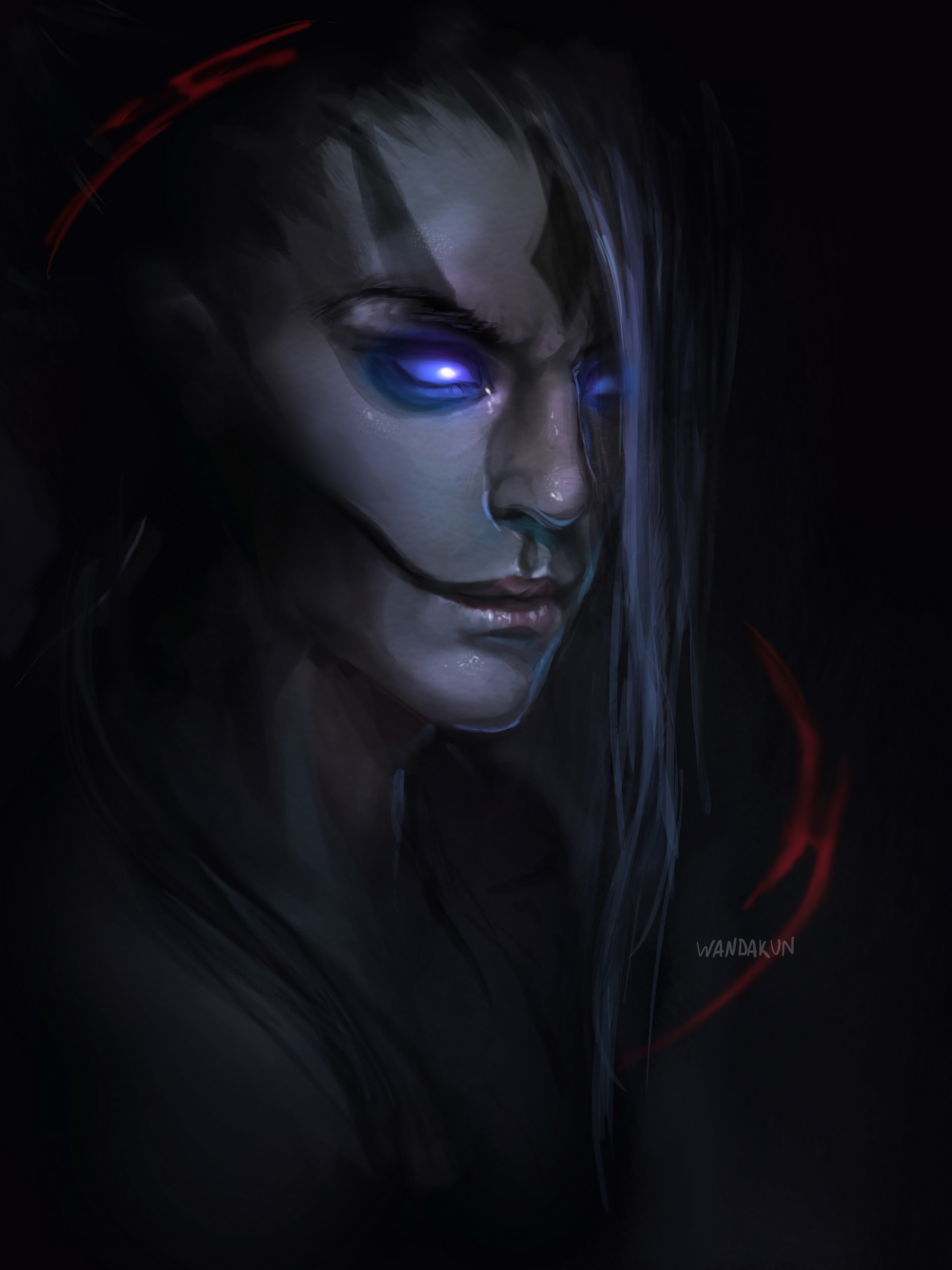 Kayn By Wandakun Hd Wallpaper Background Fan Art Artwork - Kayn League Of Legends Art - HD Wallpaper 