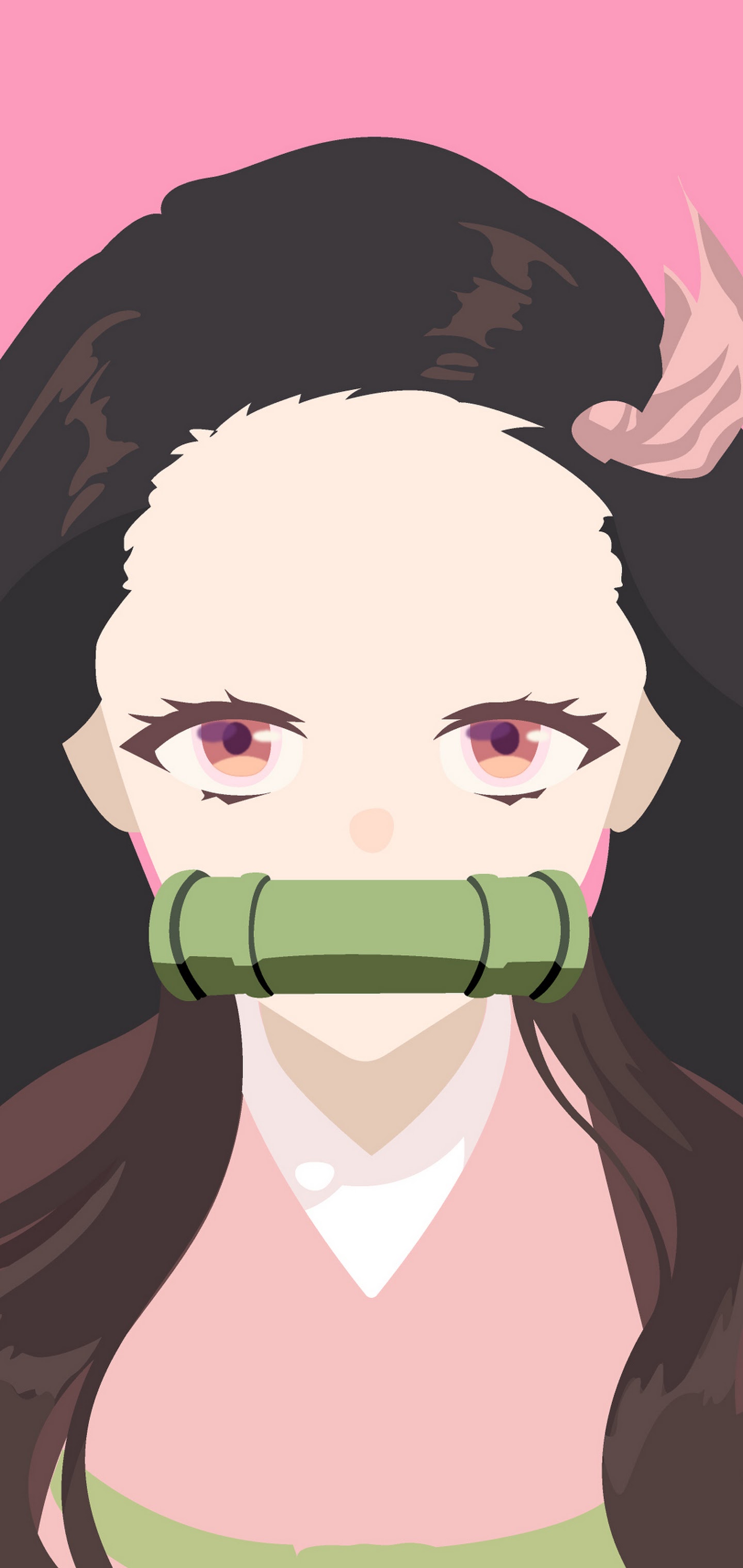 Nezuko Kamado, Kimetsu No Yaiba, Minimalist, 4k, - Kimetsu No Yaiba Nezuko - HD Wallpaper 