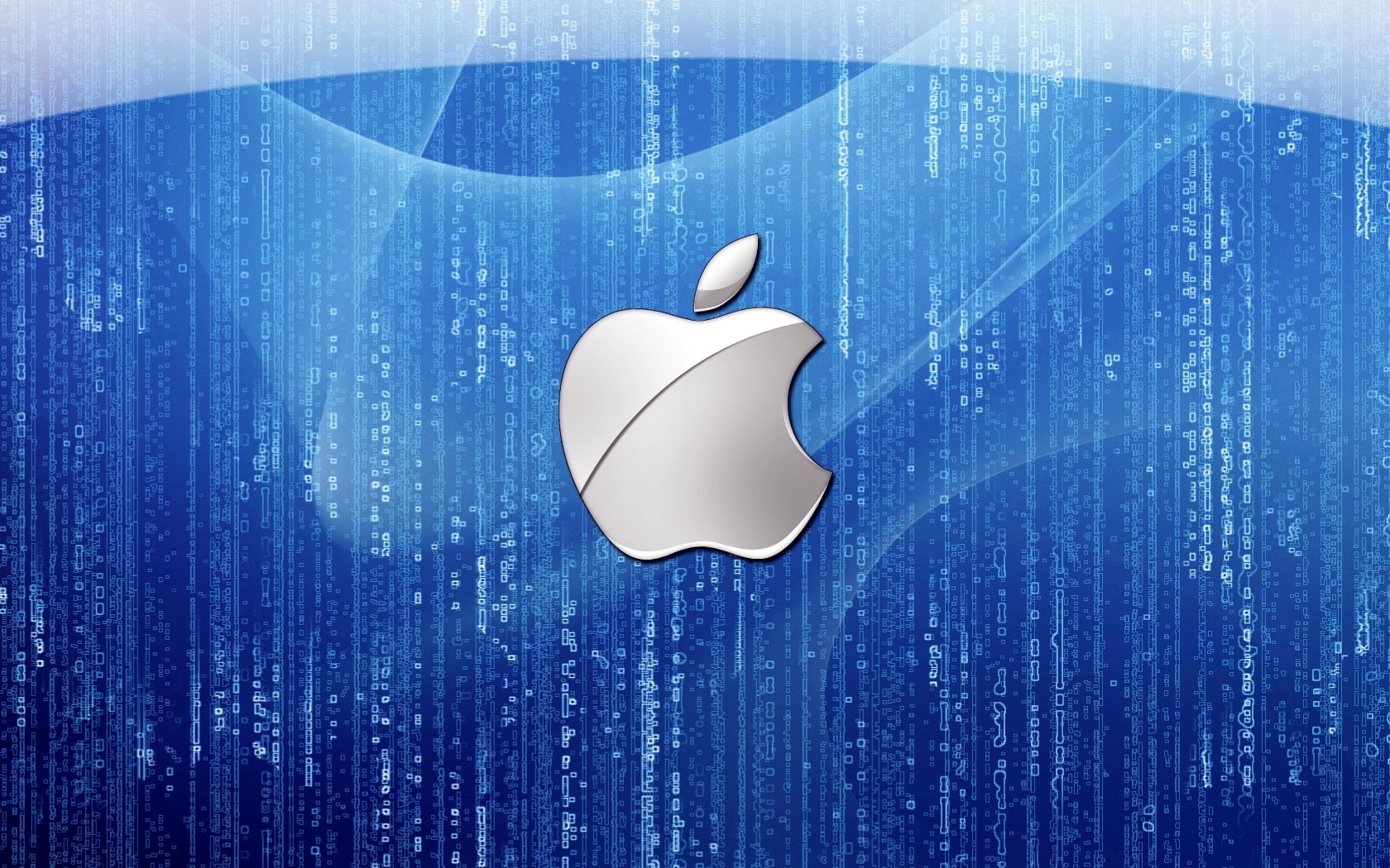 Blue Apple Logo Wallpapers - Blue Apple Logo - HD Wallpaper 
