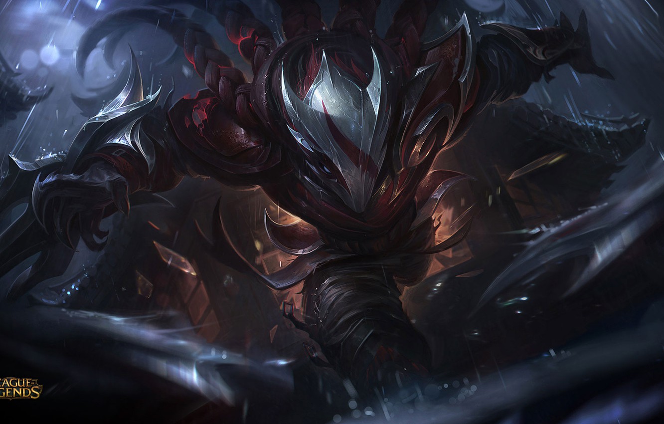 Photo Wallpaper Look, The Game, Armor, Warrior, Art, - Blood Moon Talon Splash Art - HD Wallpaper 