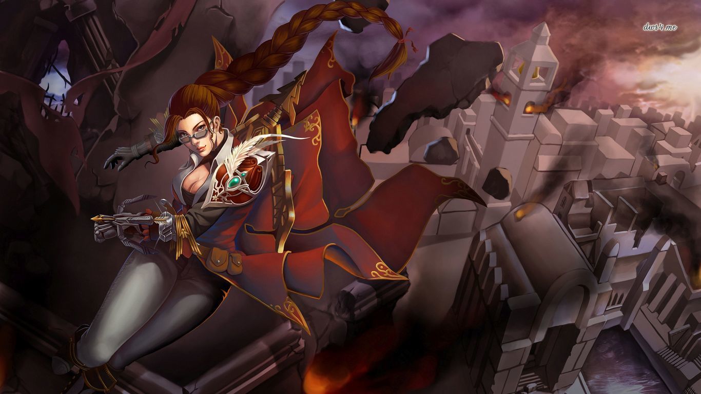 Vayne League Of Legend Fan Art - HD Wallpaper 