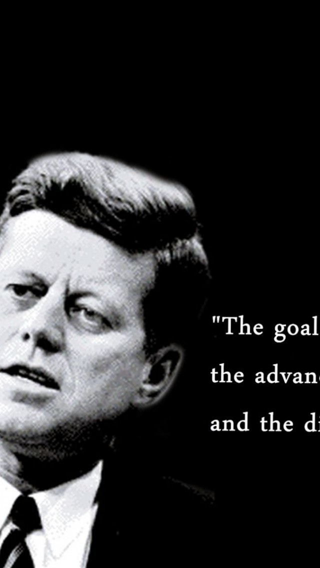 John F Kennedy Best Quotes - HD Wallpaper 
