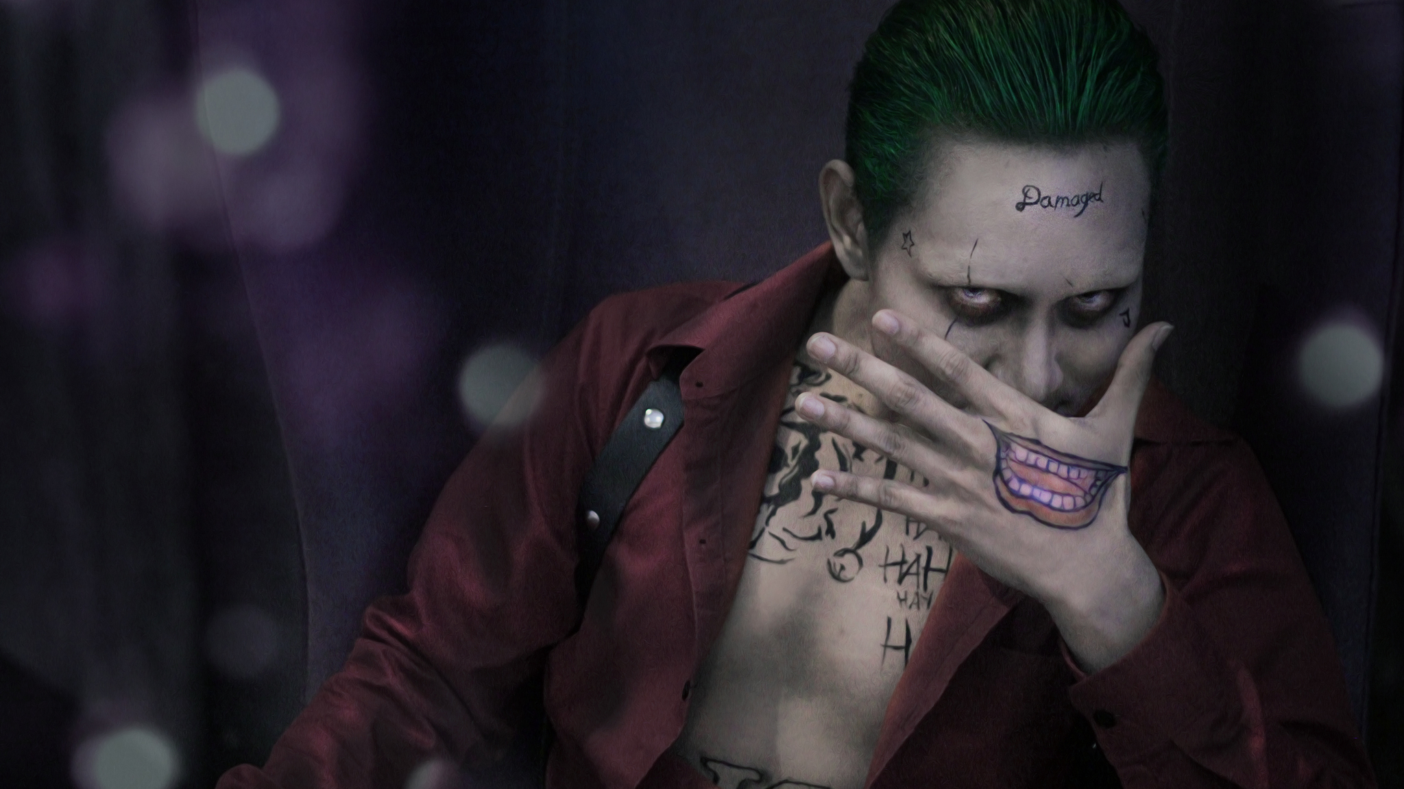 Download Wallpaper Hd Joker Suicide Squad - Joker Jared Leto Wallpaper Hd - HD Wallpaper 