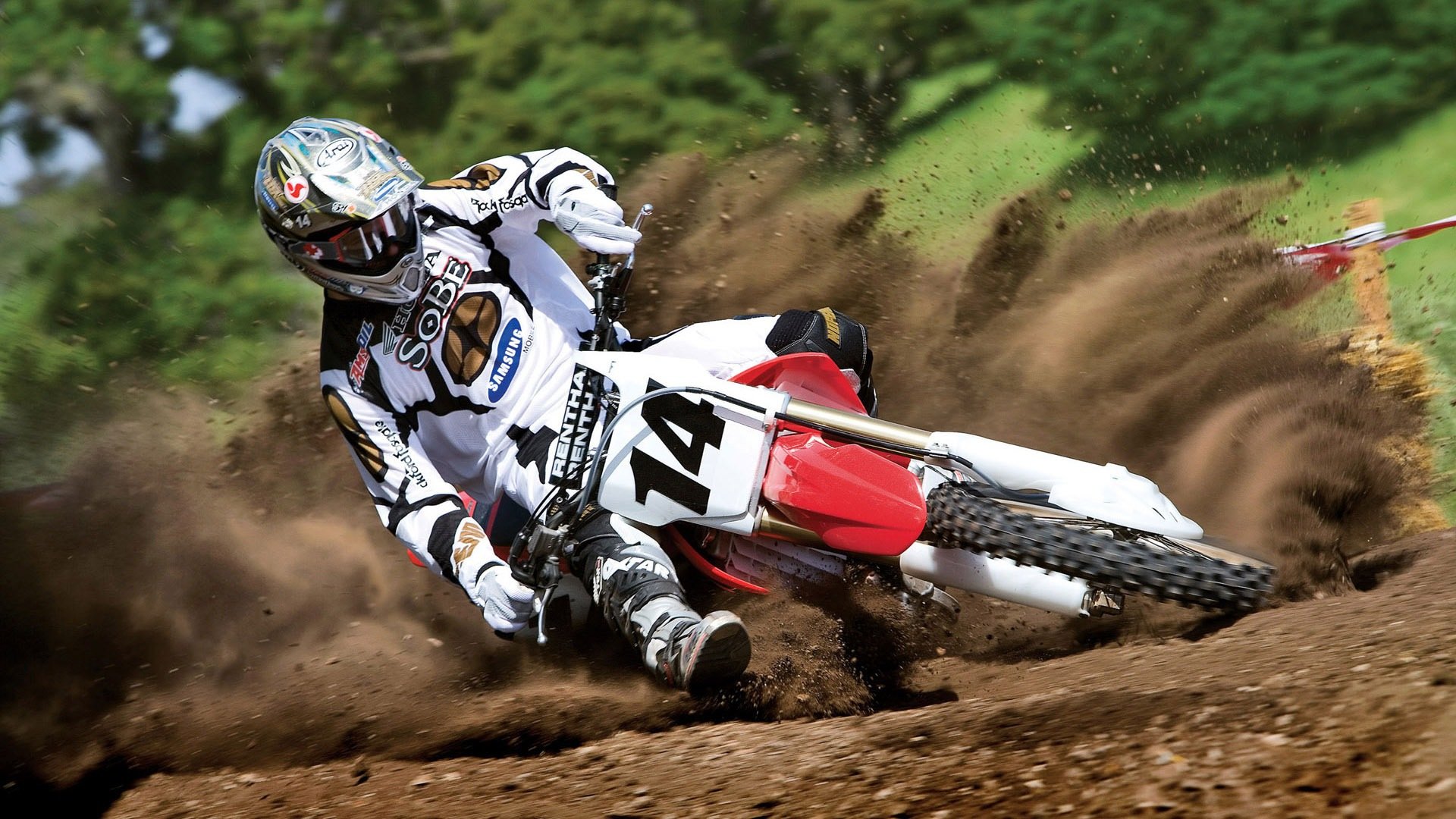 Honda Motocross - HD Wallpaper 