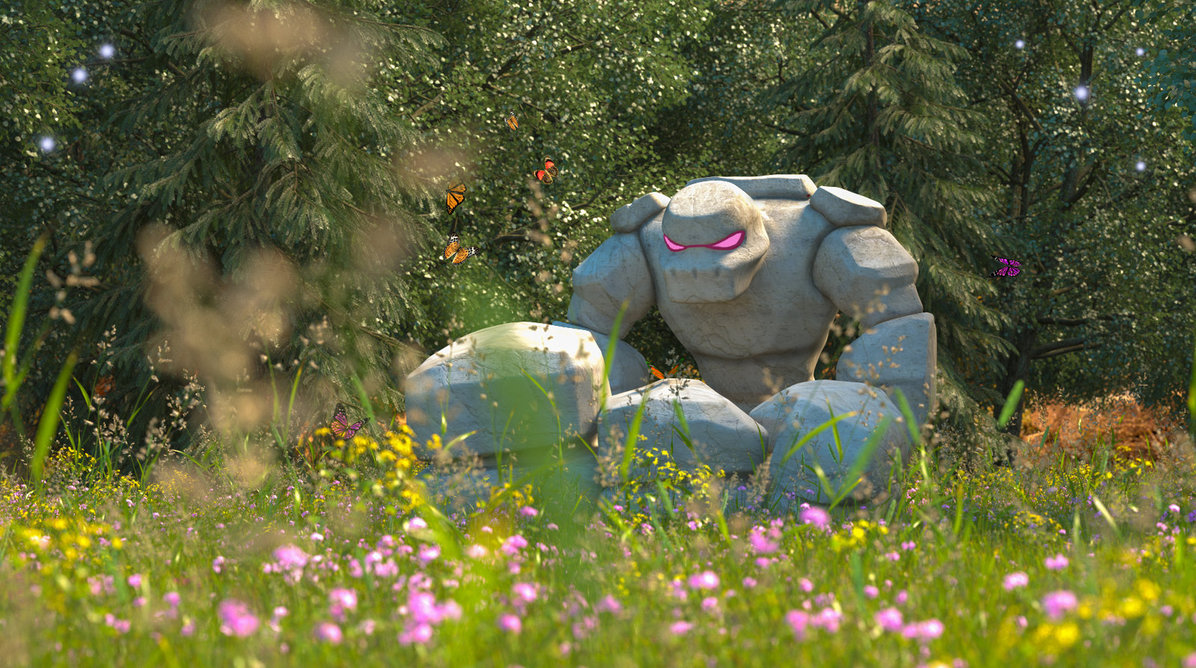 Wallpaper De Clash Of Clans - Golem Pokemon Attacks Name - HD Wallpaper 