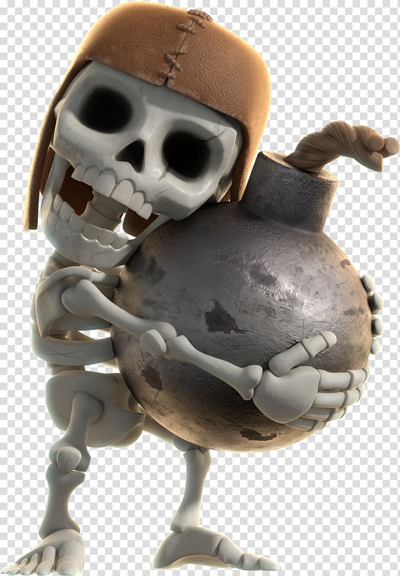 Skeleton Carrying Bomb 3d Illustration, Clash Of Clans - Clash Of Clans Wall Breaker Png - HD Wallpaper 
