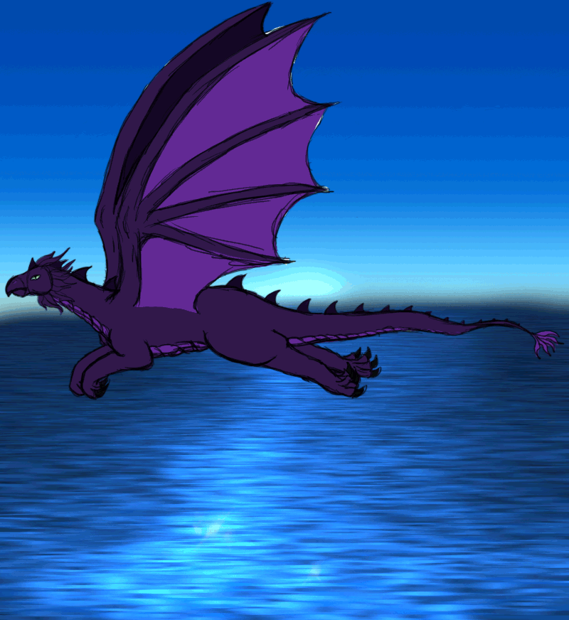 Flying Dragon Animation - HD Wallpaper 