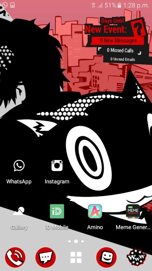 User Uploaded Image - Persona 5 Phone Theme - HD Wallpaper 