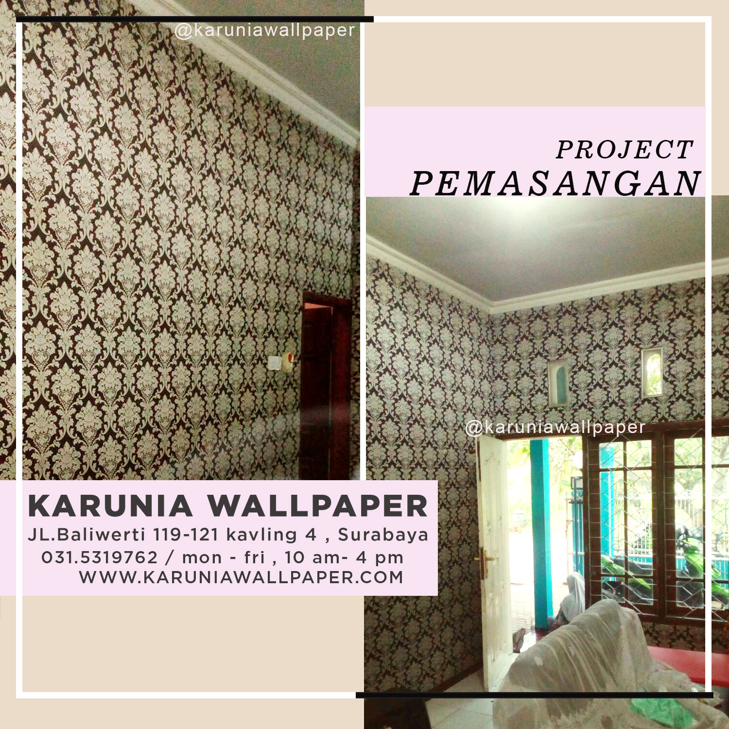 Pemasangan Wallpaper Surabaya - Window Screen - HD Wallpaper 