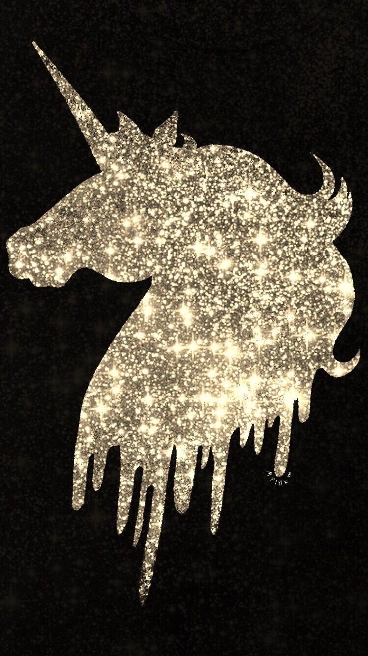Black And Gold Unicorn 750x1334 Wallpaper teahub.io
