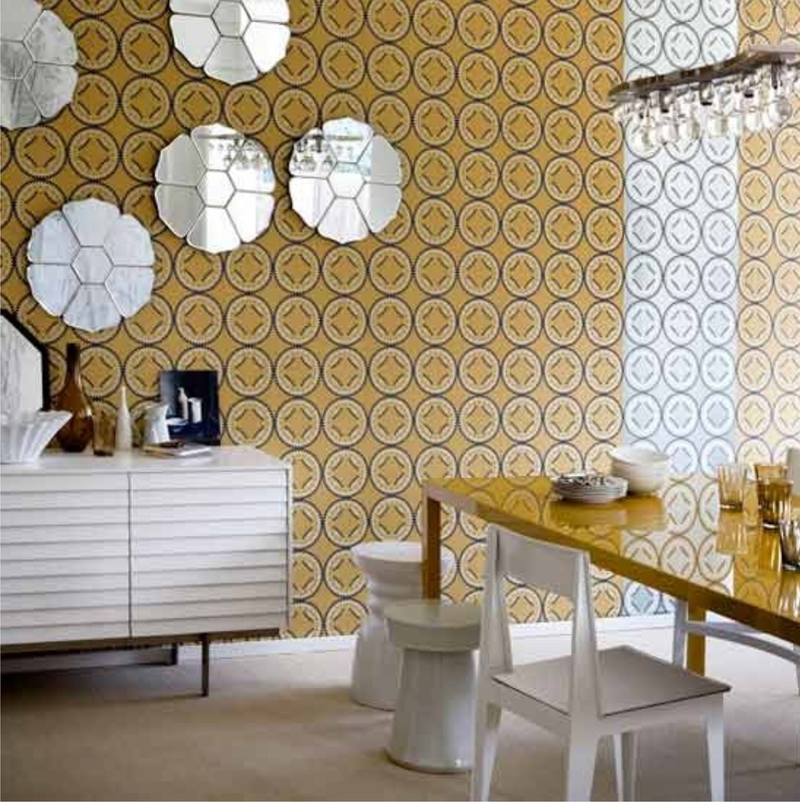 Contoh Pemasangan Dinding Wallpaper Rumah Minimalis - Hdb Flat - HD Wallpaper 