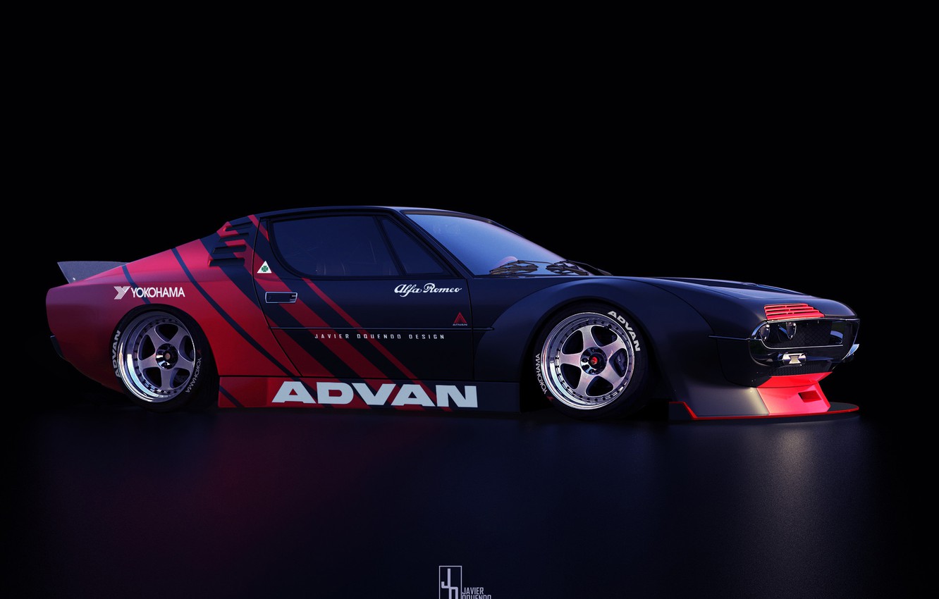 Photo Wallpaper Auto, Machine, Car, Rendering, Retro, - Car Javier - HD Wallpaper 