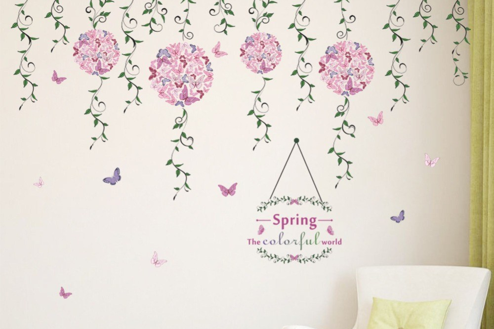 Dinding Motif Bunga Minimalis - HD Wallpaper 