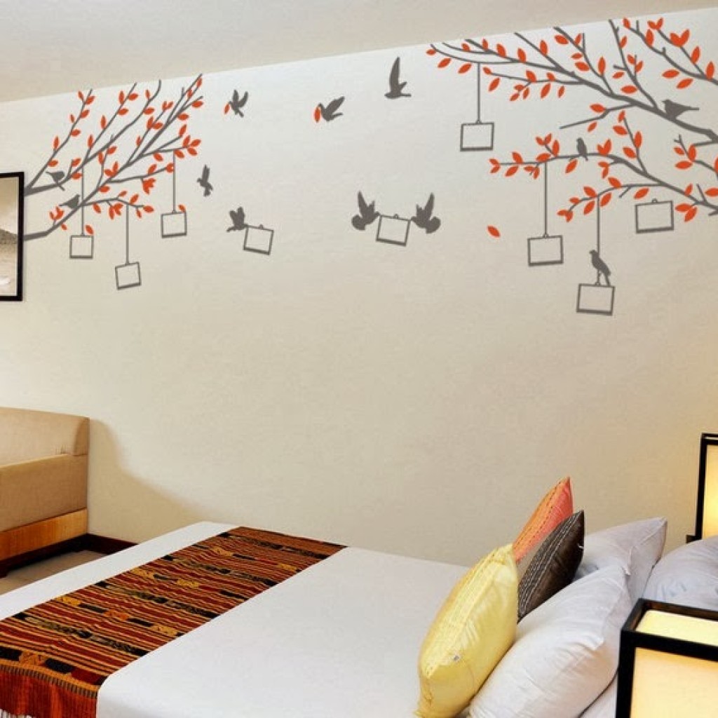 Wallpaper Dinding Gambar Burung Cantik Simple » 10 - Natural Wall Painting Design - HD Wallpaper 