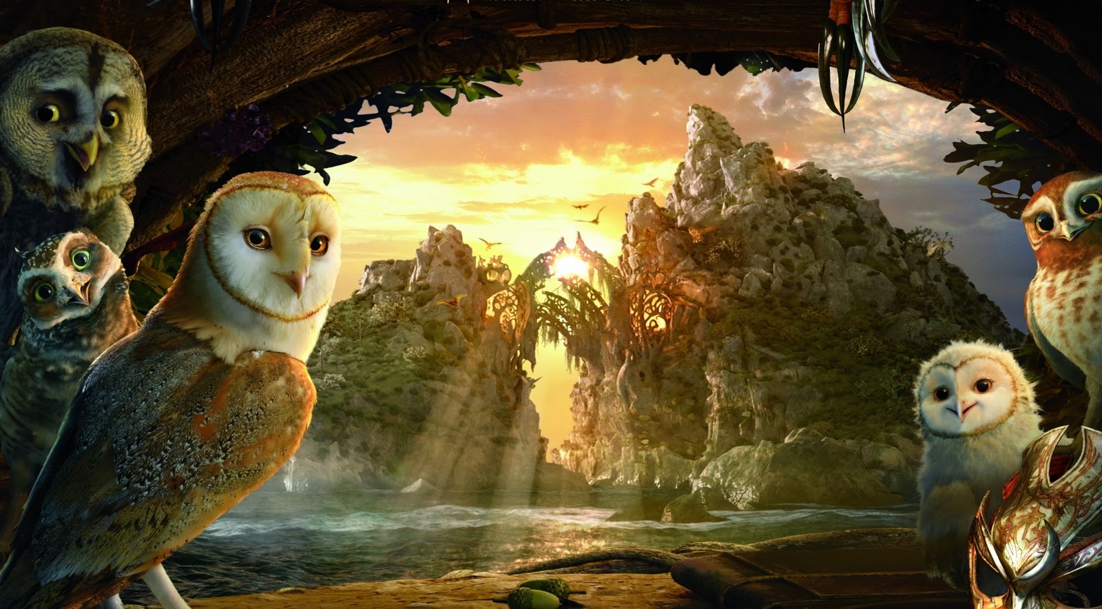 Wallpaper Animasi - Legend Of The Guardians Tree - HD Wallpaper 