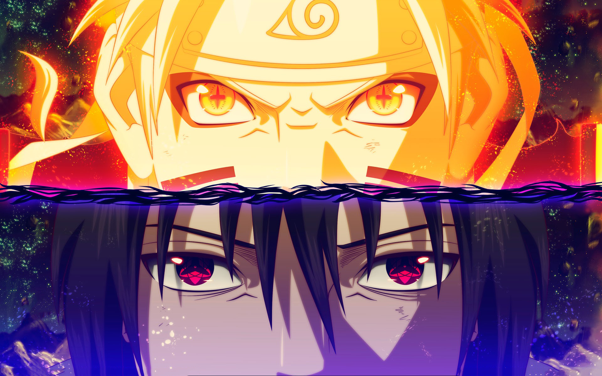 Animasi Bergerak Naruto Naruto Y Sasuke Wallpaper Hd 1920x1200 Wallpaper Teahub Io