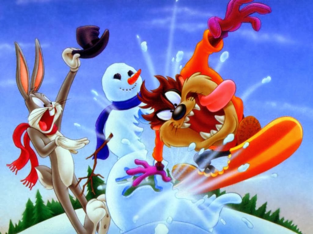 Animasi Wallpaper - Bugs Bunny En Navidad - HD Wallpaper 