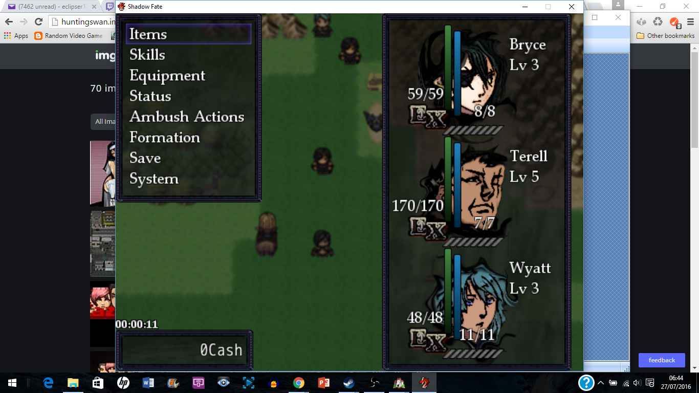 Menu Bar Di Game Rpg - 1366x768 Wallpaper - teahub.io