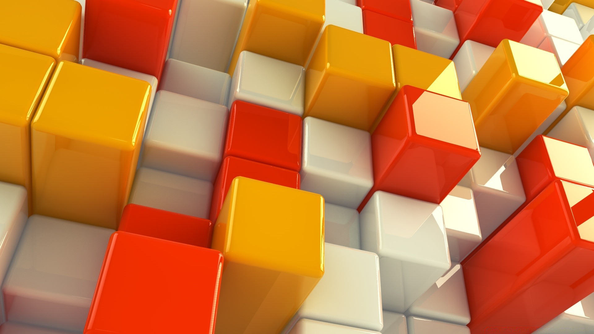 3d Graphics Cube Geometric Square Business Motley Shape - Color Cubes Wallpaper Hd - HD Wallpaper 