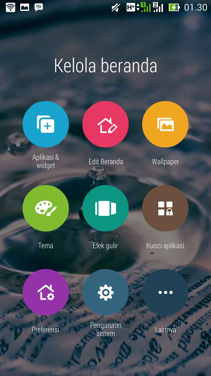 2 Cara Merubah Wallpaper Di Android Infosoftware - Cara Mengubah Tema Di Hp Asus Zenfone Go - HD Wallpaper 