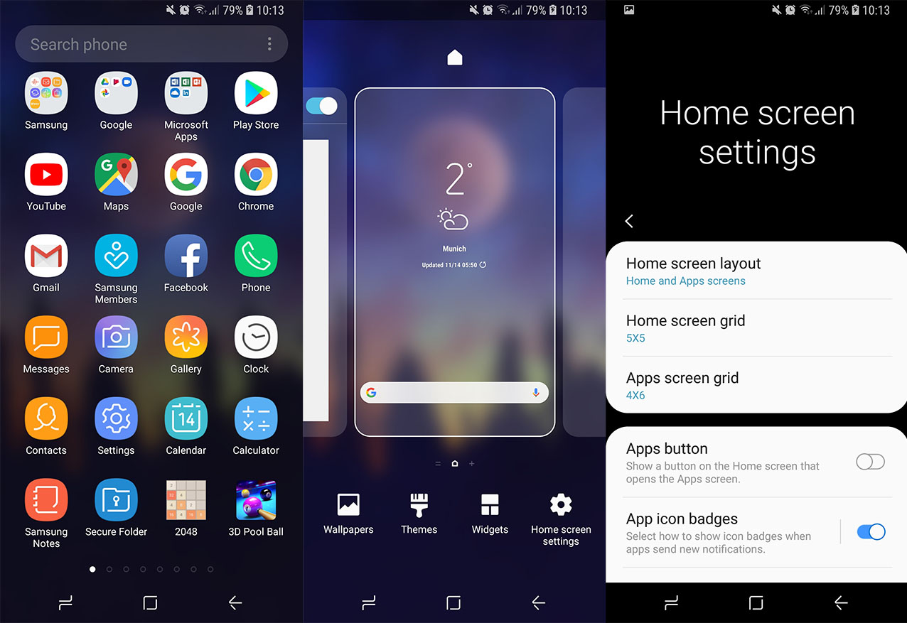 Download One Ui Touchwiz Pie Launcher Apk - Samsung Galaxy S8 Edge Apps - HD Wallpaper 