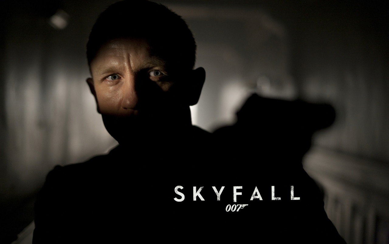 James Bond Skyfall 007 Gun Wallpapers - Daniel Craig Eyes James Bond - HD Wallpaper 